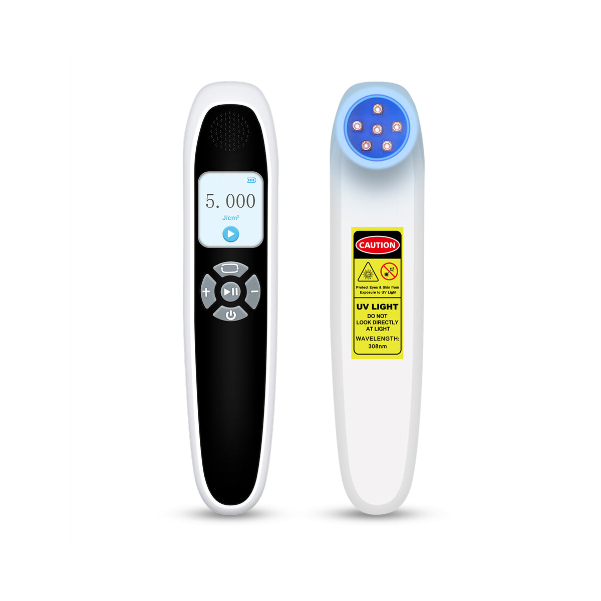 ZJKC 308nm Ultraviolet Phototherapy UVB Lamp for Eczema Psoriasis Vitiligo