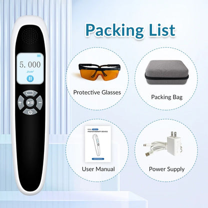 Handheld 308nm Excimer UVB Lamp – High Intensity, High Targeting Light Therapy for Vitiligo