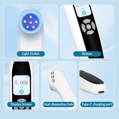 Handheld 308nm Excimer UVB Lamp – High Intensity, High Targeting Light Therapy for Vitiligo